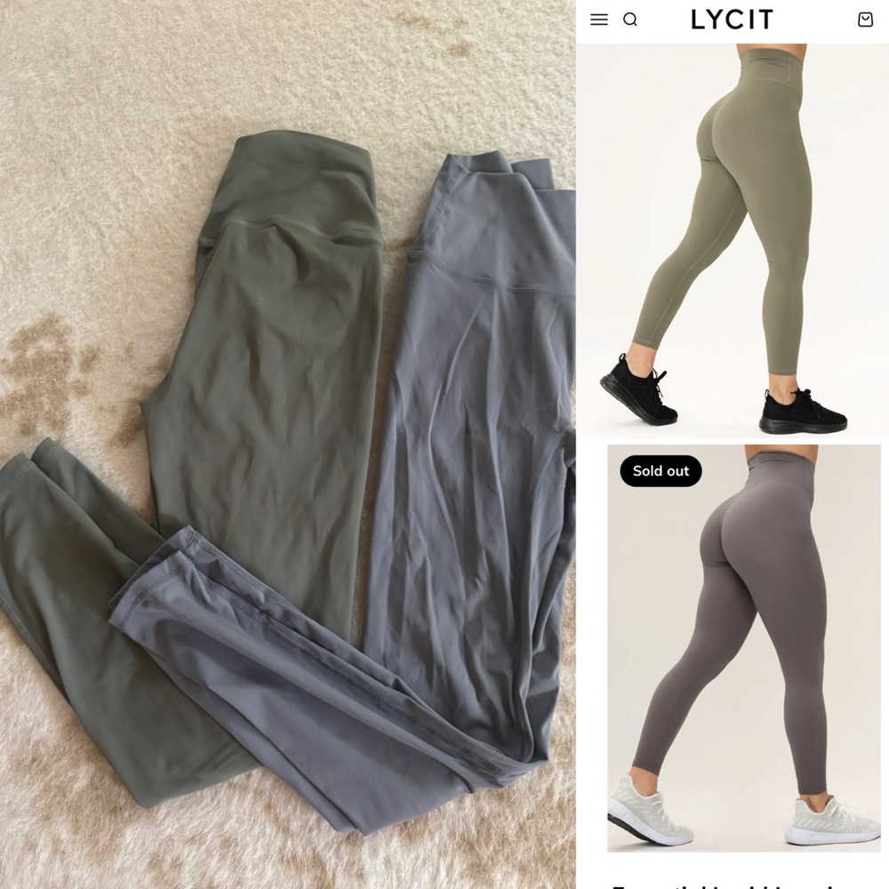Bundle 2 Lycit workout high rise Leggings XS